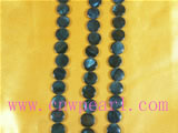 elegant royal blue five strands button shell strands